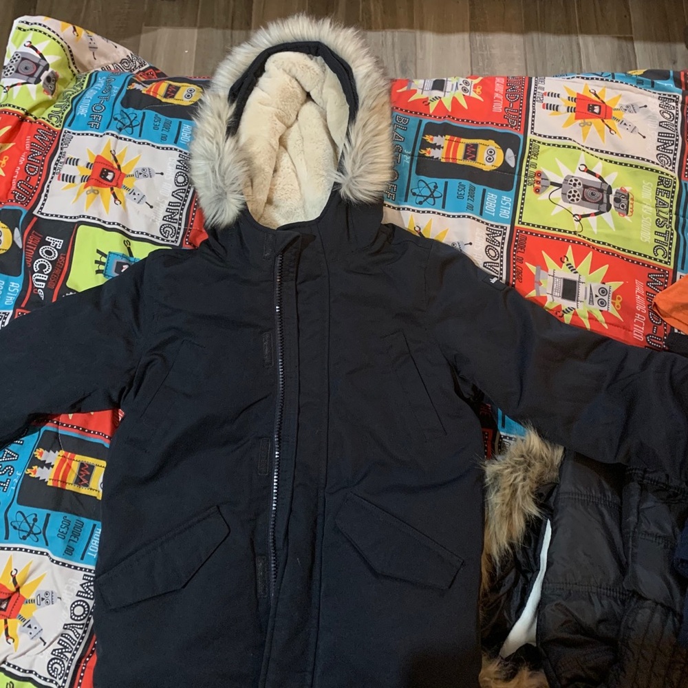 Abercrombie Fitch black coat NWT